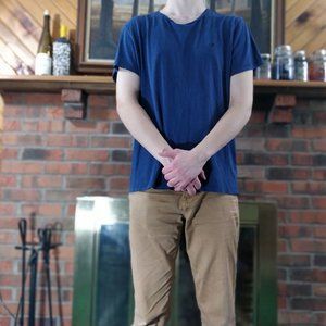 AMERICAN EAGLE Dark Blue Short Sleeve T-shirt